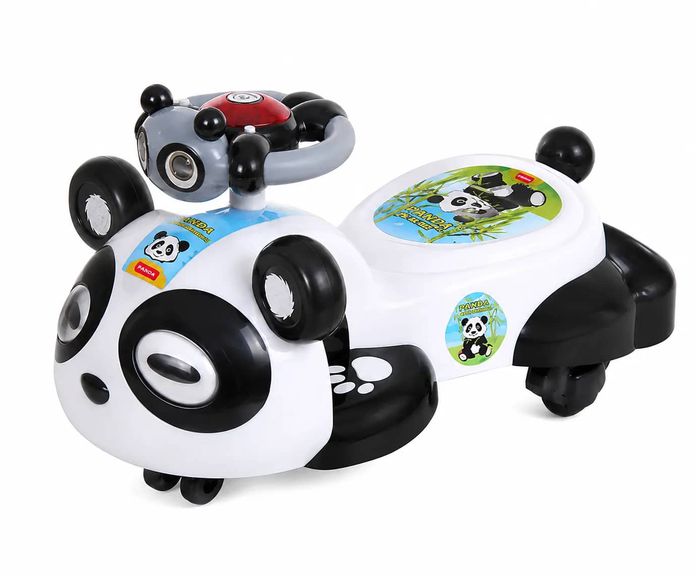 Kids Ride-On Toy Big Panda Sewing Car