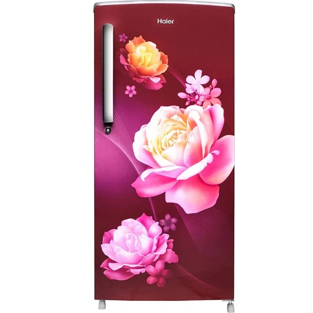 Haier 185 L Direct Cool Single Door Refrigerator (Red Peony, HRD-2062CRP-N) – image 1