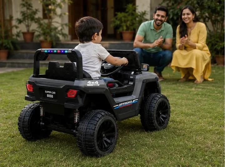 8888 Premium Kids Electric Jeep | 12V 4×4 Battery Operated Ride-On SUV with Parent Remote Control – image 5