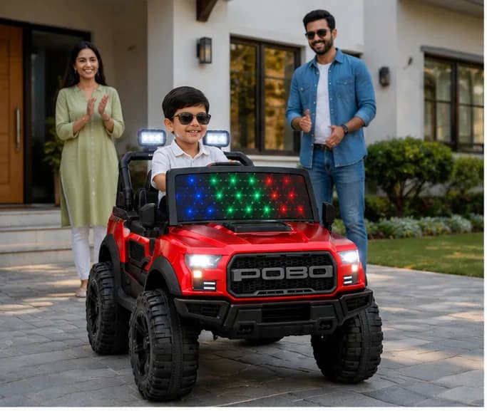 Kids Electric Jeep Baby H Force 4×4 – Battery Operated Ride-On SUV for Kids – image 4