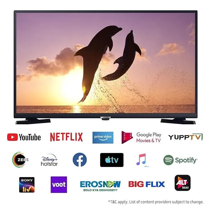 Samsung 80 cm (32 inches) HD Ready Smart LED TV UA32T4380AKXXL (Glossy Black) – image 2