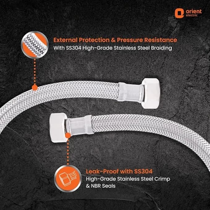 Orient Electric WH Pipe set pipe set (Grey) – image 2