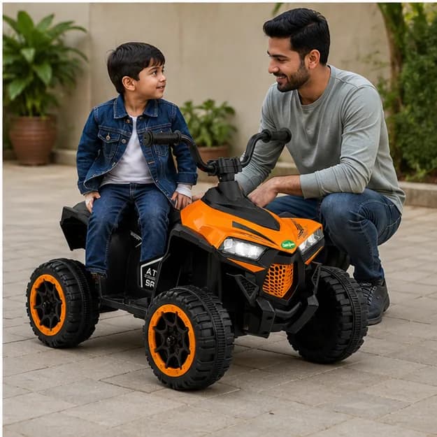 Baby Hetzel Kids Electric ATV – 4-Wheel Battery Operated Ride-On Quad Bike for Kids – image 7