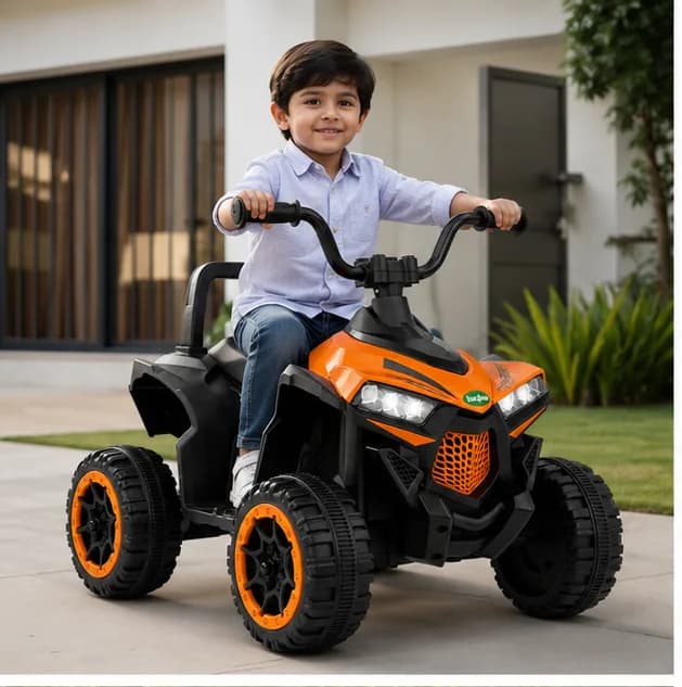 Baby Hetzel Kids Electric ATV – 4-Wheel Battery Operated Ride-On Quad Bike for Kids – image 4