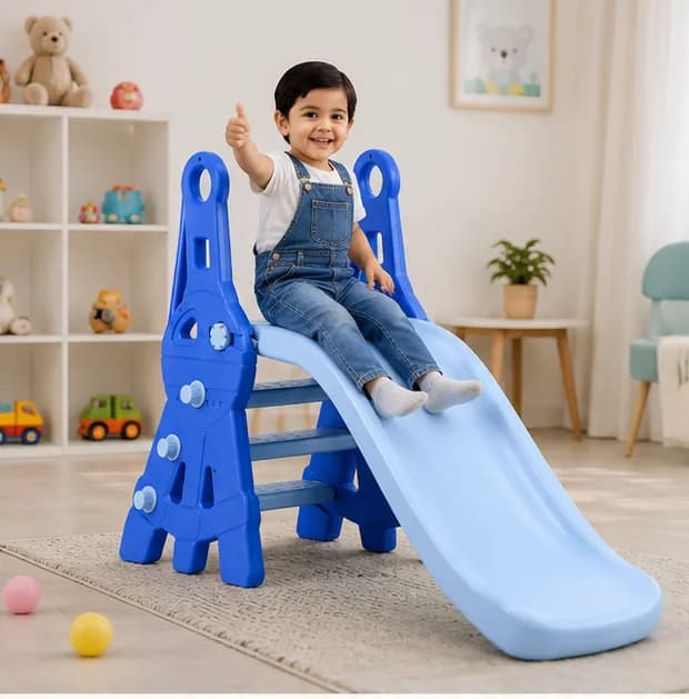 Play Tool Baby Toy Slide | Kids Tower Slide with Climbing Ladder for Indoor & Outdoor Play – image 7