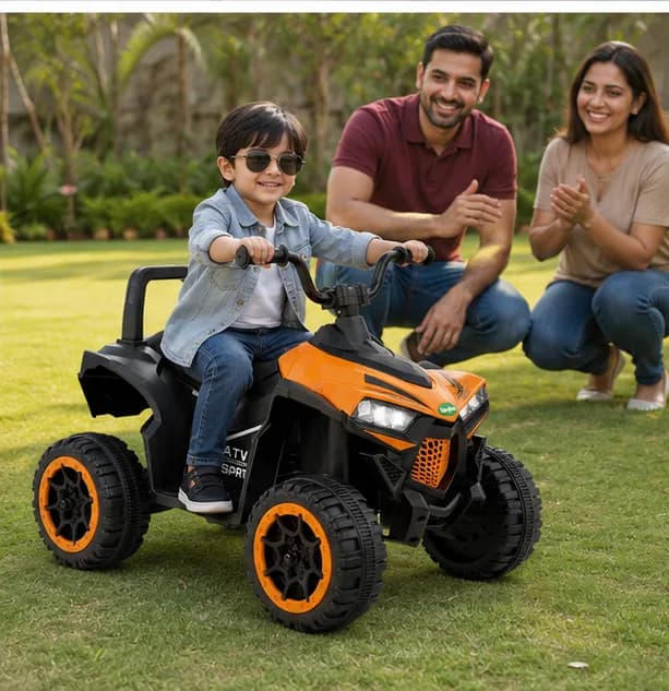 Baby Hetzel Kids Electric ATV – 4-Wheel Battery Operated Ride-On Quad Bike for Kids – image 6