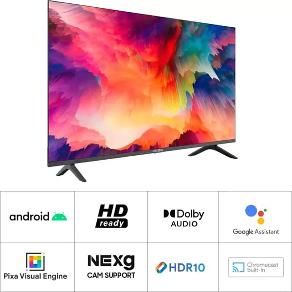 Onida 80.01 cm 32 inch 32HIT-R HD HDR10 Ready LED Smart Android TV – image 2