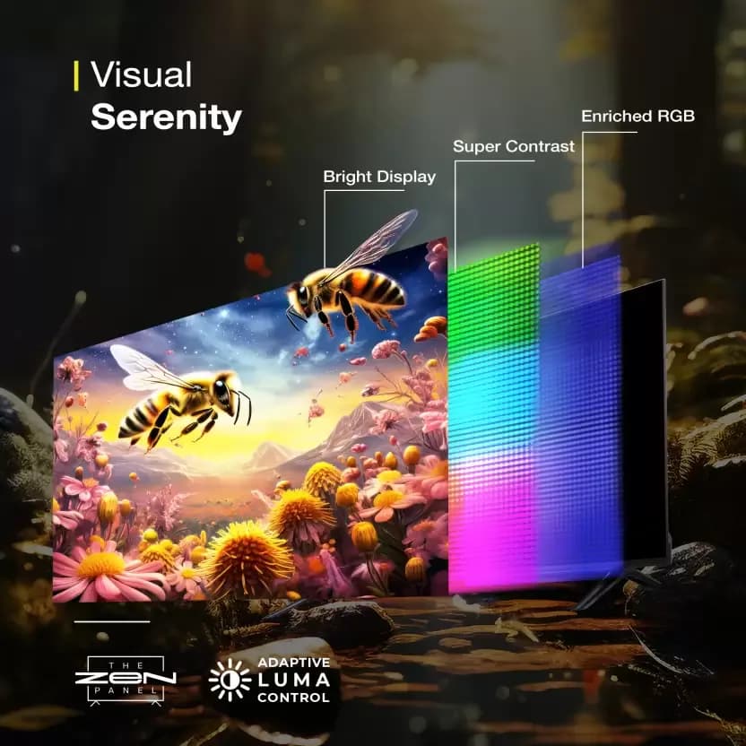 Sansui 127 cm (50 inch) Ultra HD (4K) LED Smart Google TV with Zen Panel IPS display Dolby Audio & Filmmaker mode (JSW50GSUHD) – image 4
